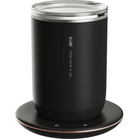 (Noir - 300 ml) Mug chauffant magnétique automatique 2 en 1 (1/5)