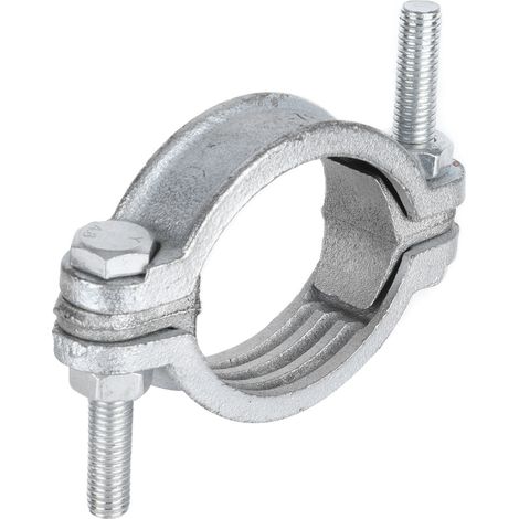 Collier de Serrage en Acier Galvanisé pour Tuyaux 76-94 mm avec Joint d'Étanchéité en Caoutchouc