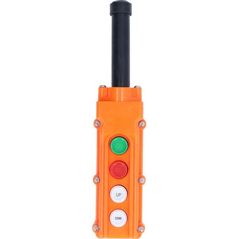 Interrupteur à bouton-poussoir BERM pour grue, étanche à la pluie, commande à distance pour palan portatif 220 V/500 V 5 A (1/5)