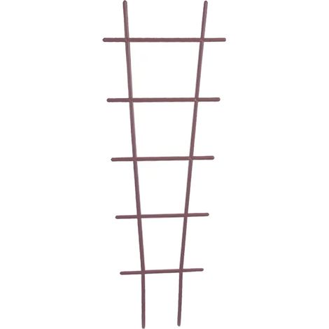 Support pour plantes en plastique, échelle à fleurs, marron, 18,5 x 56 cm (1/5)