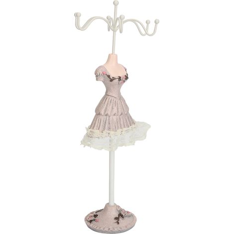 Présentoir à bijoux pour mannequin, modèle compact et raffiné, support pour colliers et boucles d'oreilles, type 3 (1/5)