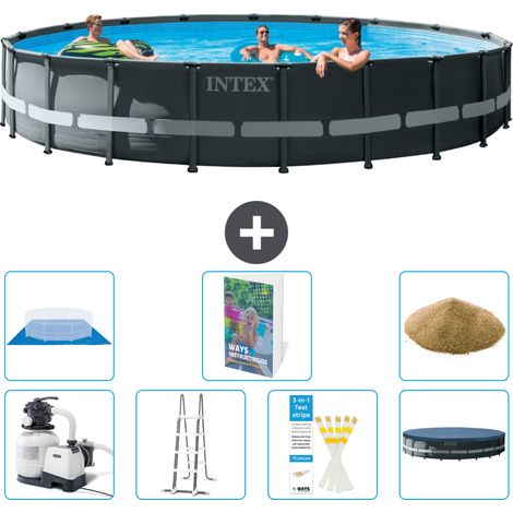 Intex Piscina Ultra XTR Rotonda - 610x122 cm - 8-pezzi  S680 (1/3)