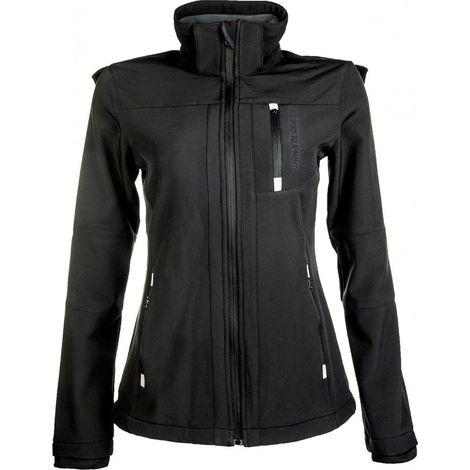 Giacca equitazione donna in tessuto tecnico Softshell modello Sport: XXL, blu scuro (1/5)