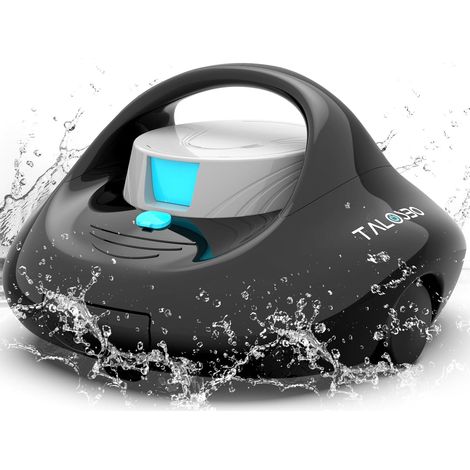 Pleco Se Aspirateur Piscine Hors Sol, 130 Min de Nettoyage Puissant, Charge Rapide en 2,5h, Moteurs à Double Entraînement, Idéal pour Robot Plat Jusqu'à 85 m² - (1/5)