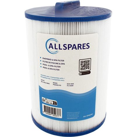 Filtro de agua para spa AllSpares SC714 / 60401 / 6CH-940 (1/3)