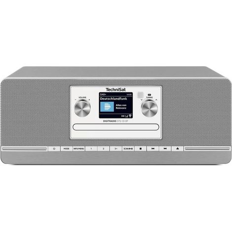 TechniSat DIGITRADIO 372 CD BT. Silber Radio-lecteur CD DAB, DAB+, FM anthracite, argent (1/4)