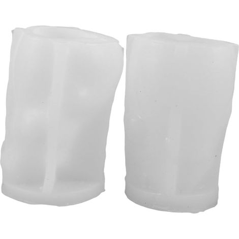 2pièces Moules Silicone Bonhomme pour Fabrication de Bougies Parfumées Fondants et Décorations de Noël Lot (1/5)