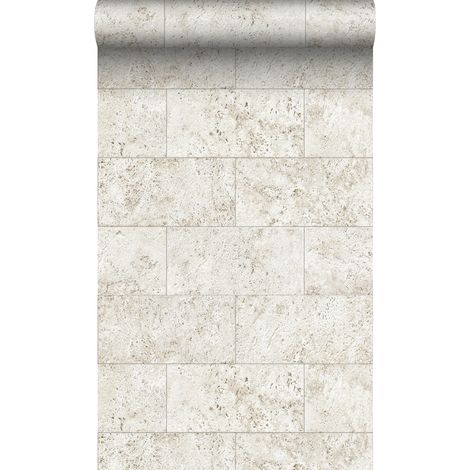 papier peint imitation pierre beige - Origin Wallcoverings (1/5)