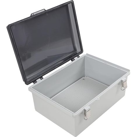 Boîte de Connexion Électrique, Boîte de Jonction Électrique Étanche Couvercle Transparent Boîtier Électrique Résistant Aux Intempéries Gris(350x250x150mm) (1/5)