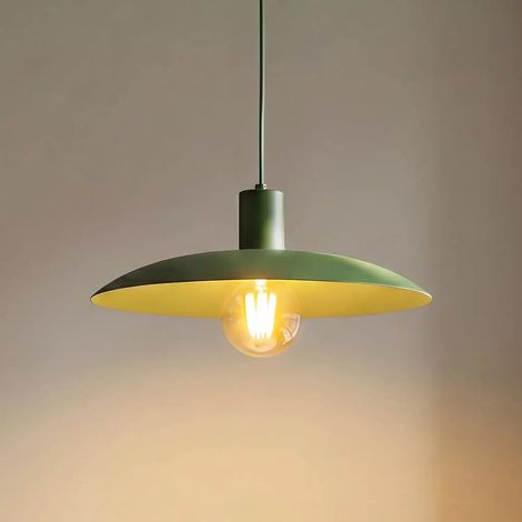 [NEUWERTIG] B-Ware Astra Hängeleuchte Pendelleuchte Grün Metall Kunststoff Wohnzimmer Esszimmer