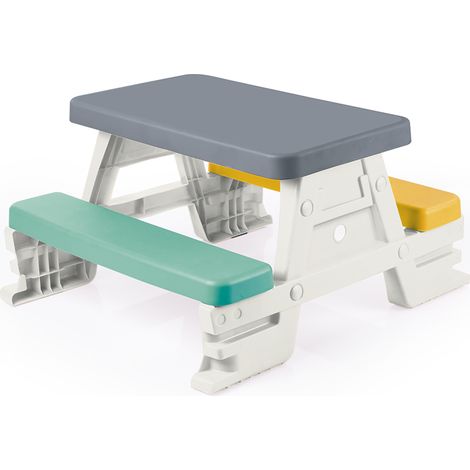 Selsey DOLU ensemble table et bancs coloré pour enfants (1/3)