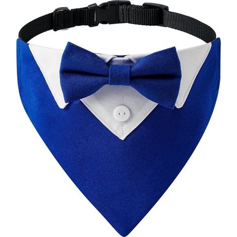 Sciarpa per cani Drool, taglia L, larghezza 25 x altezza 19 cm, circonferenza collo: 36-60 cm, regolabile. Sciarpa per cani, collare per cani, sciarpa triangolare per animali domestici. Sciarpa in qua (1/5)