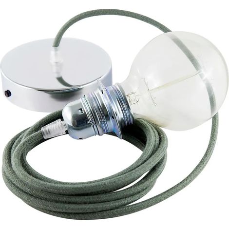 Lampada sospensione creative-cables rc63 cotone rame 1 metro (1/3)