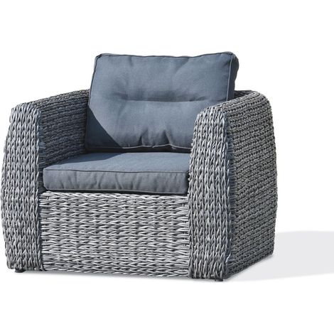BAHAMAS - Sillón de jardín de resina Tessée - PARIS GARDEN (1/5)