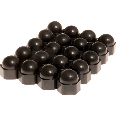 HP Autozubehör Copribulloni Adatto per (dimensione vite) 17 mm Nero Plastica
