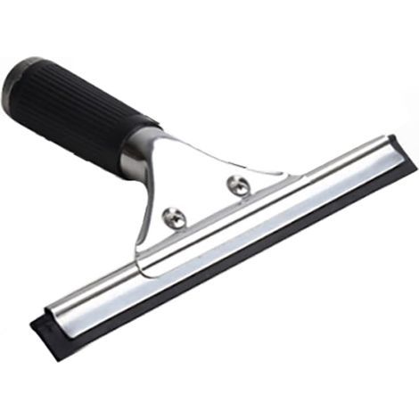 Tergivetro universale nero per porte doccia in vetro, finestrini auto, specchi di casa, accessori per la pulizia del bagno, 15 cm, 6 pollici (1/5)