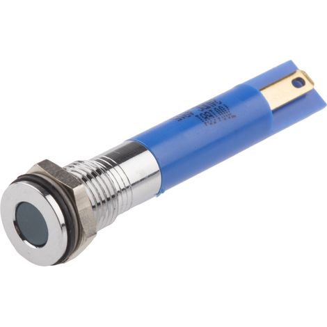 Voyant LED lumineux  Bleu RS PRO, dia. 8mm, 24V c.c., IP67 ( Prix pour 1 )