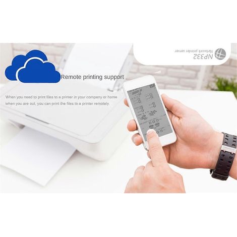 NP332 USB-Netzwerkdruckserver (Netzwerk-, Bluetooth- und WLAN-Version)