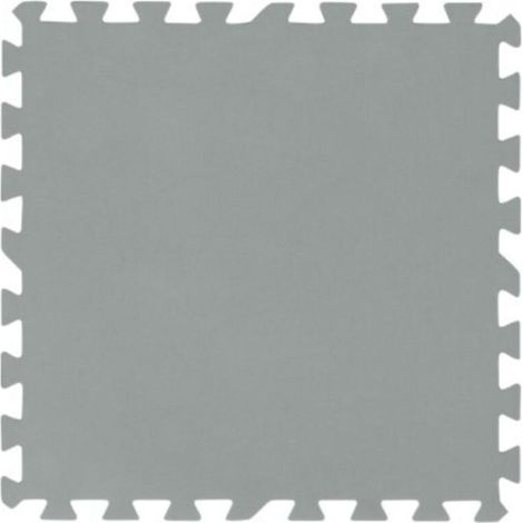 Tapis de sol pour piscine – Lot de 9 tapis antidérapants 50 × 50 cm, gris, idéal pour zone humide, extérieur et intérieur (1/5)