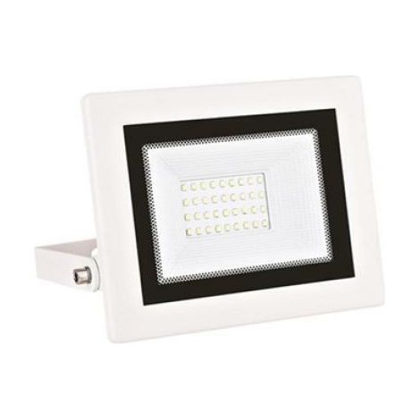 Faro led 50w slim versione bianca per esterno lampada fari led 3000k (1/2)