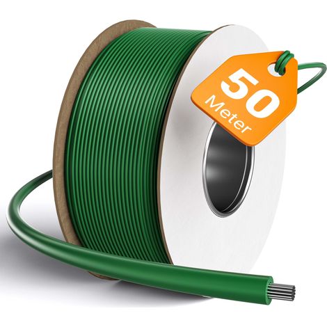 Wiltec Filo perimetrale robot rasaerba 50 m, diametro 2,7 mm, TCCA, filo di alluminio rivestito di rame, universale