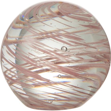 Presse-papier Laquey en Verre - Rose pâle, transparent (1/2)
