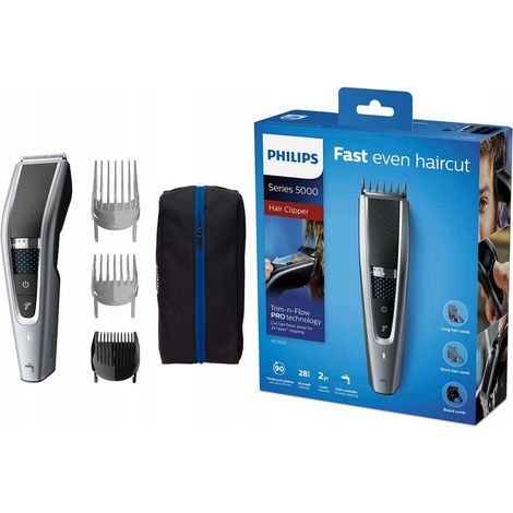 Philips HC5630 Barttrimmer mit Aufsätzen und wasserdichtem Etui