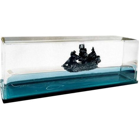 Presse-papier liquide insubmersible, flotteur liquide Black Pearl, bouteille flottante (1/5)