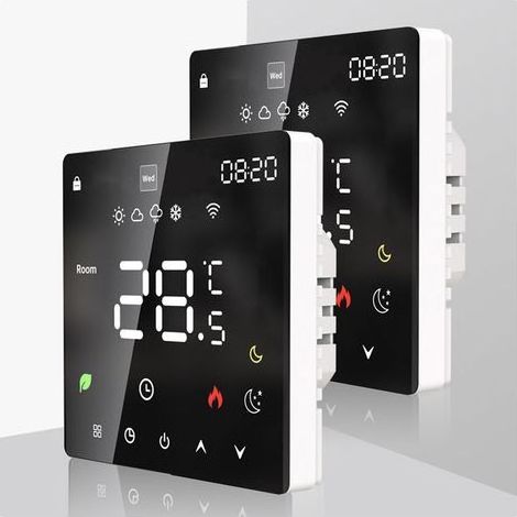 Tuya Wifi écran LCD contrôleur de température Intelligent dispositif de chauffage de l'eau électrique Thermostat hebdomadaire Programmable application de téléphone portable contrôle à distance (1/5)