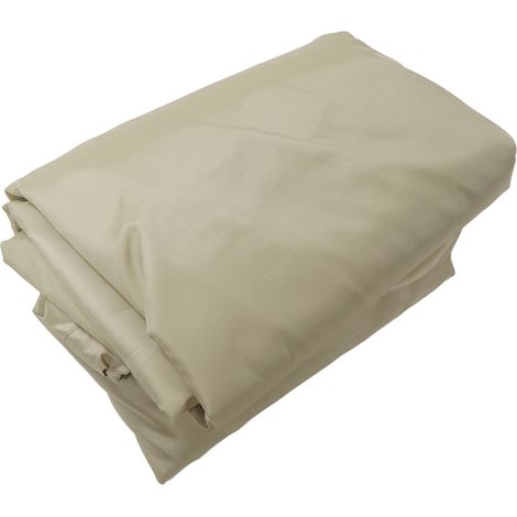Wasserdichte und UV-beständige Abdeckung für Schneefräsen, vielseitiger Schutz, große beige Transportabdeckung. (1/5)