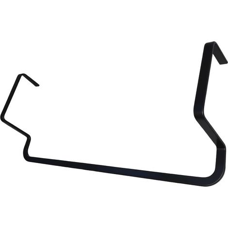 Sèche-serviettes chauffant sans perçage pour radiat 35 cm, en métal pour sécher le linge, porte-serviettes chauffant , noir ou blanc (blanc) (1/5)