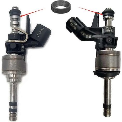 Kraftstoffeinspritzdüsen-Kits, 100/500 Stück, Teflon-Dichtung, konische Kunststoff-Innenscheibe 32051 (1/5)