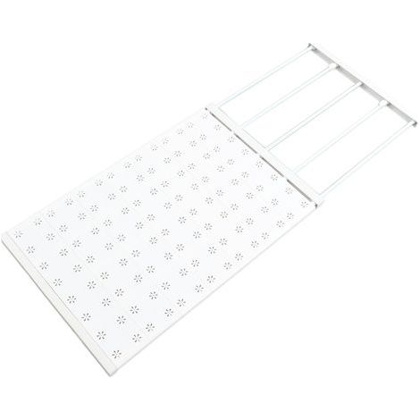 Ausziehbarer Kleiderschrankboden, platzsparend, kein Bohren erforderlich, robust und strapazierfähig, für den Heimgebrauch, 73–125 cm / 28,7–49,2 Zoll (1/5)