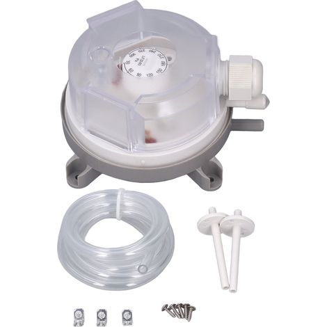 Pressostat de vent 30-300pa Protection contre la surchauffe différentielle d'air de ventilation de four à gaz (1/5)