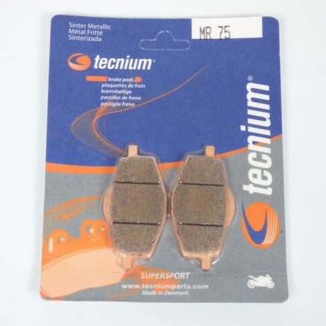 Plaquette de frein arrière Tecnium pour moto Yamaha 125 TDR 1989 (1/2)