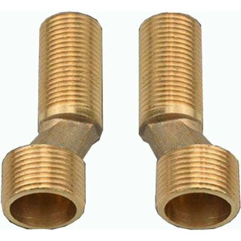 Raccordo di circolazione per irrigazione, raccordo offset per rubinetto doccia bagno, riduttore angolare in ottone, braccio girevole regolabile, raccordo offset 1/2" 3/4", raccordo offset 2/2" 3/4", o