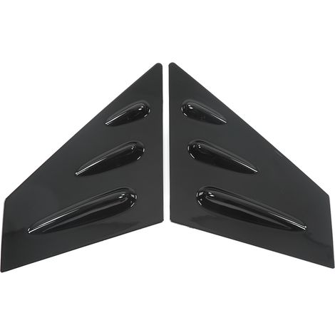 Rétroviseurs Extérieurs Déflecteurs de Vitre Latérale Spoiler Paire pour Subaru WRX STI 2015-2021 Noir (1/5)