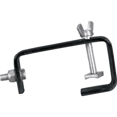 Eurolite TH-51S Theaterhaken, schwarz Gancio Adatto per (Accessori per effetti luminosi): Traversa (L x L x A) 135 x 75
