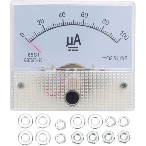 Ampèremètre de Type pointeur 85C1 DC 0 100UA, nneau de courant analogique, Instrument de mesure (1/5)
