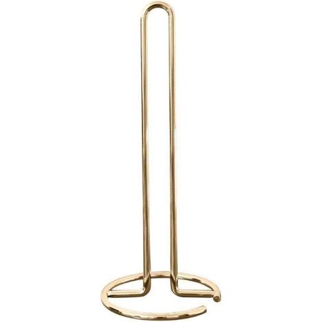 Support de Rouleau de Papier, Porte-Rouleau de Cuisine Portable en Acier Inoxydable Or Porte Rouleaux Papier Toilette Vertical en Acier Support Distributeur de Papier Pour la Cuisine Salon Chambre-Fei (1/5)