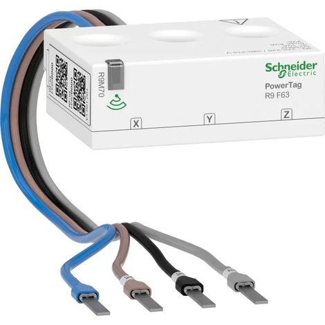 SCHNEIDER-ELECTRIC POWERTAG F63 3P+N R9M70. (1/2)