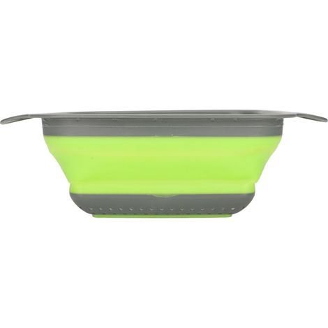 Faltbarer Abtropfkorb aus robustem PP/TPR mit Abflusslöchern, ideal zum Waschen von Obst und Gemüse. (1/5)