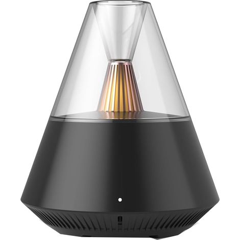 Diffuseur D'Huiles Essentielles, Diffuseur D'Arômes de Parfum au Design Moderne pour Salon, Chambre à Coucher, Alimenté par USB, Capacité de 150 ML, Installation Facile, Noir (1/5)