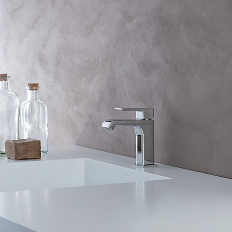Mitigeur lavabo sans vidage Chromé QUADRI S - CRISTINA ONDYNA QS92051 (1/2)