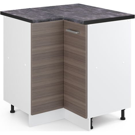 Mobile ad angolo cucina R-Line, Grigio, 75.6 cm , PL Antracite, Vicco (1/5)