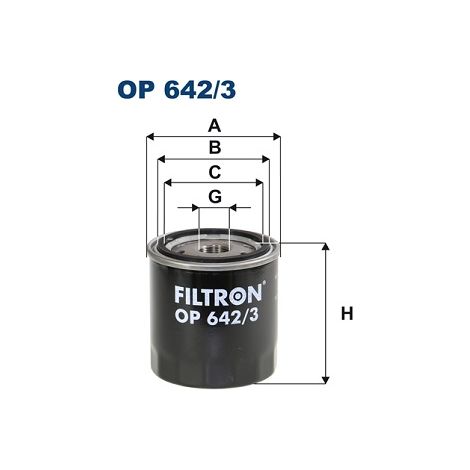 Filtro de aceite Renault Megane CC 10 1.9 dCi