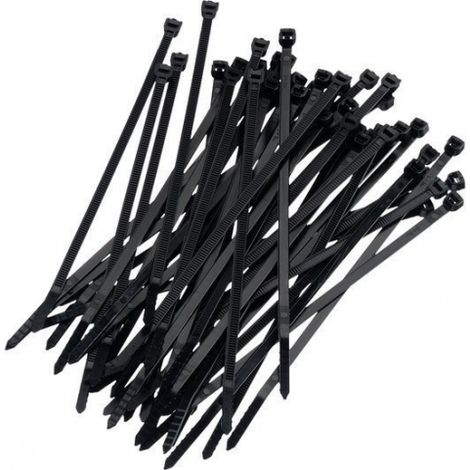 Kabelbinder 3,6 × 400 mm – 100 Stück, schwarz