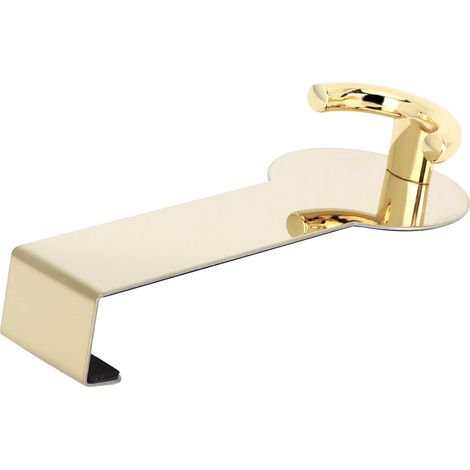 Schubladenhaken aus Edelstahl, Türhaken, Kleiderhaken für Büro-Kleidertaschen-Organizer (Gold) (1/5)