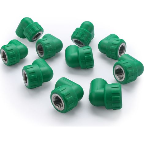 Codo hembra PPR QUICK PLOMBERIE 1/2 - Ø20 (x10)
