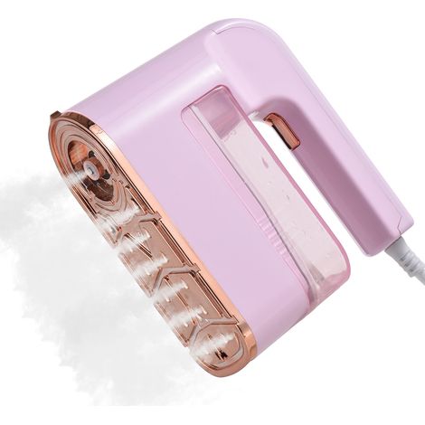 Fer à repasser vapeur multifonction 1200 W, capacité 120 ml, portable, défroisseur, défroisseur, nettoyeur vapeur pour vêtements, tissus, meubles et miroirs de cabine de douche (1/2)